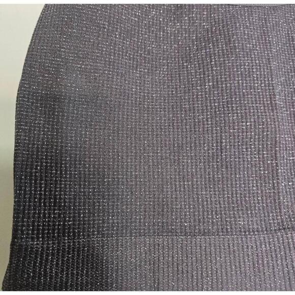 3 X 25 Out From Under Grey Sparkle Crop Top Ribbed Spaghetti Straps Large - Picture 3 of 6